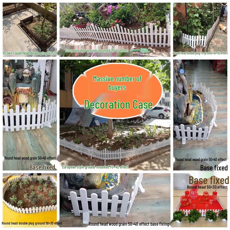 Outdoor Plastic Garden Fence & Partition