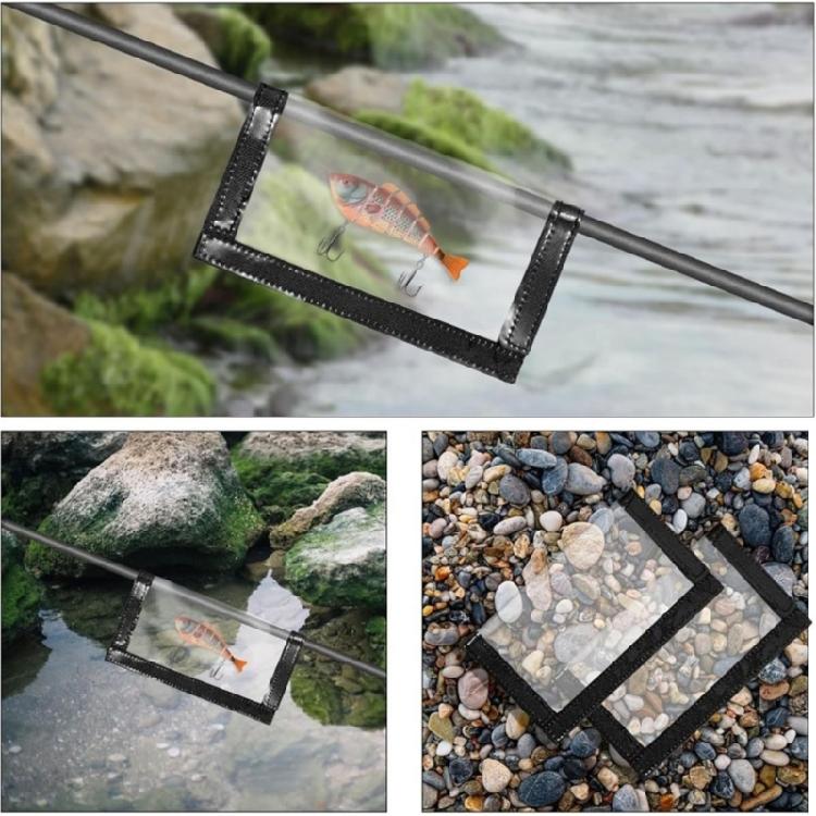6Pcs Clear Baits Cover Fishing Lure Wrap Clear PVC Lure Cover Baits Gloves Fish Hook Storage Protectors Easy to Use