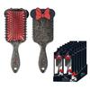 Minnie Mouse Hairbrush - CERDÁ LIFE'S LITTLE MOMENTS - Detangling - Black - Minnie Mouse Print Design - Portable