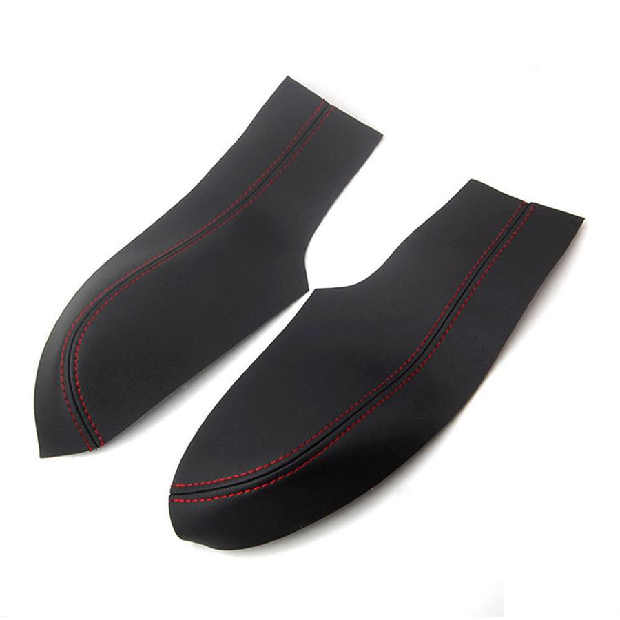 Pro Honda Civic 8. generace 2006 2007 2008 2009 2010 2011 2ks Panel loketní opěrky zadních dveří auta Kryt z mikrovláknové kůže Obložení