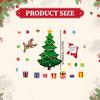 Christmas Tree Refrigerator Stickers Decorations Attractive Kitchen Decor Xmas