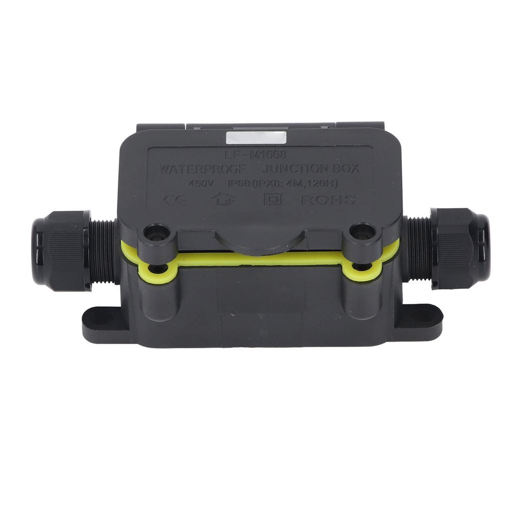 2 Way Junction Box IP68 Water Resistant Electrical Box for Outdoor Landscape Lighting 450V 40A