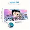 Betty Boop2 Print  Cushion Non-slip Laptop Tablet Big Mousepad XXL Mat Mini PC Playmat With Lock edge