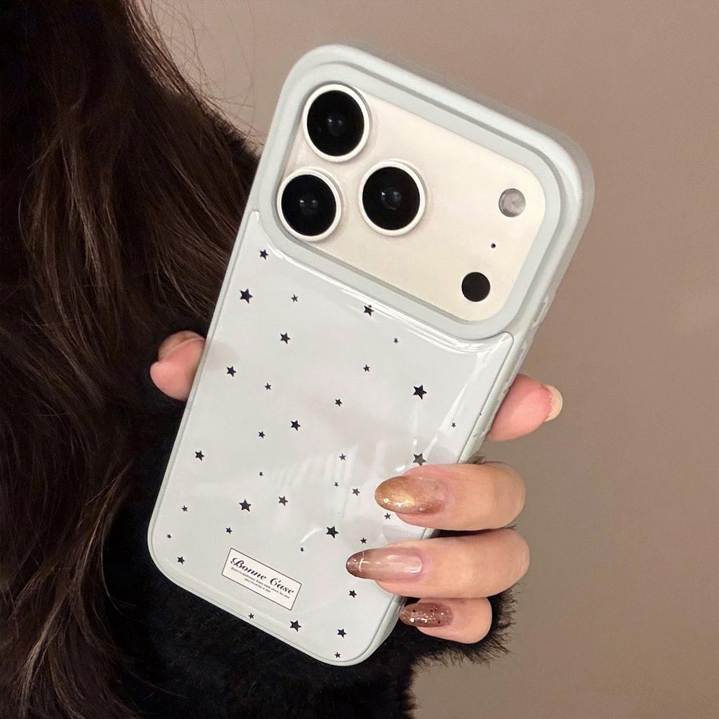 Personalized 17 case suitable for Apple 17 Pro Max, iPhone 16 blue background with stars, 13 simple resin case, 15 Huawei