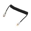 Mechanical Keyboard Cable Double Sve Custom Coiled with Detachable Metal Aviation USB C to USB A Keyboard Aviation Connector