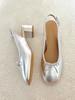 Hyoave Alexa Slingback Pumps - Silver