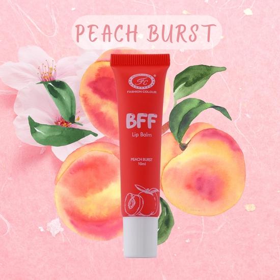 Fashion Colour BFF 4 IN 1 Lip Balm | 24 Hrs Moisturization | Ideal for all-day Comfort | Toast Rose | Brown Sugar | Berry | Peach Burst | 10MLx4N