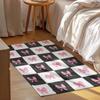Rug Coquette Pink Bow Area Rug Chic Rug Make Statement Style Living Room Home Decoration Carpets Carpets for Living Room