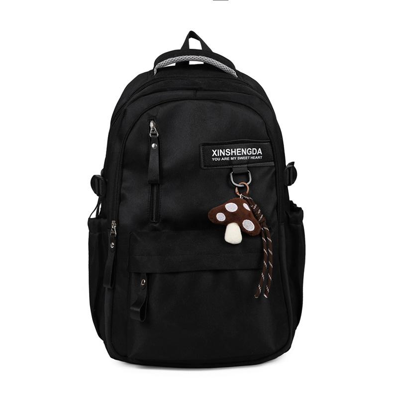 Schoolbag Large Capacity Backpack Female Korean Edition College Wind Anti-splashing Student School Bag Casual Versatile Daily Travel Backpack