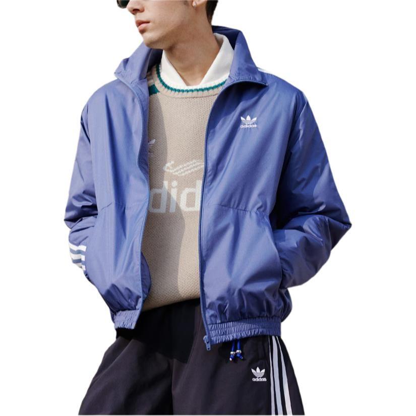 adidas Originals Trefoil Jackets & Coats Unisex Dark Blue JM2715