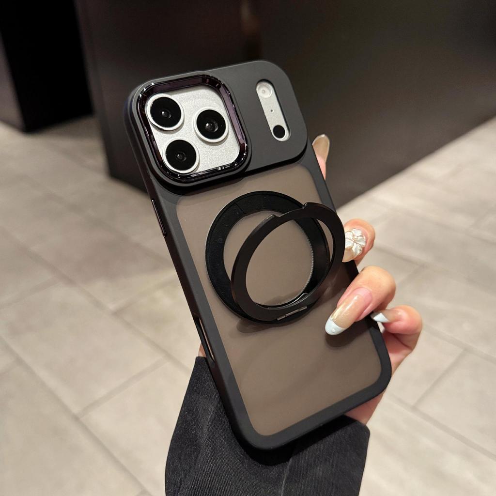 Elegant Magnetic Stand Phone Case for iPhone 17 Pro Max: Anti-Drop and Business Ready
