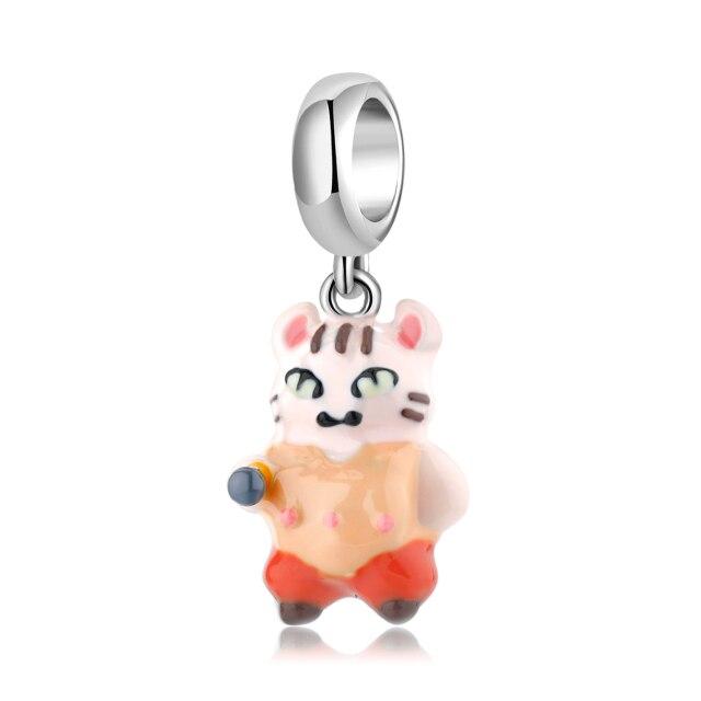 Animal City Wizarding World Life Tools Pendants Genuine 925 Sterling Silver Funny Charms Diy Accessories Fit Bracelet