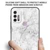 Luxury Marble Pattern Soft Case For Motorola G60 G30 Edge 20 30 G22 G9 Play G52 G8 G9 Power G50 One Fusion Black Phone Coque