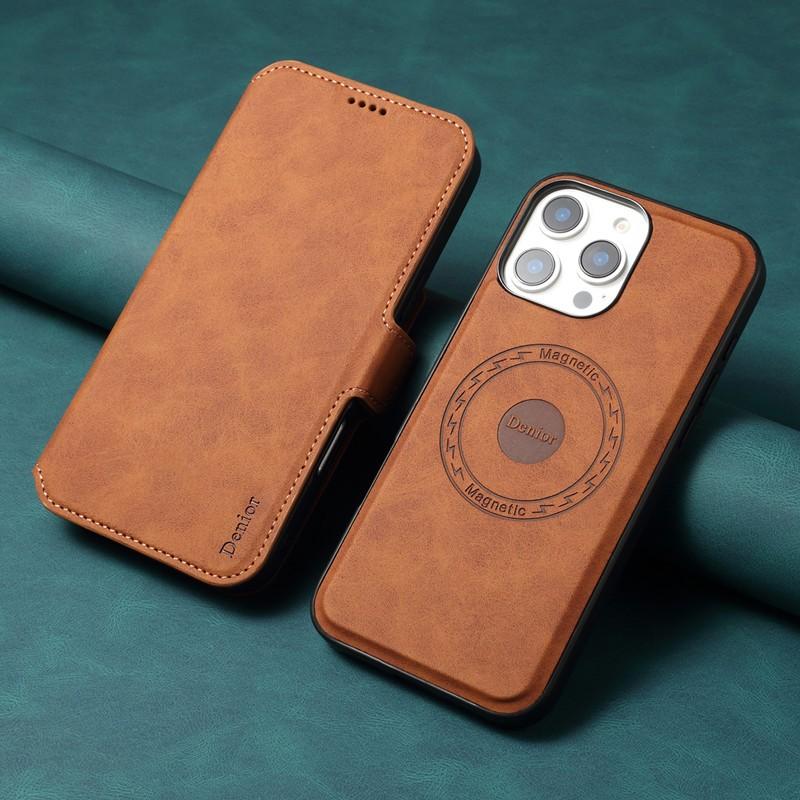 2 in 1 Removable Magnetic Charging Case For iPhone 17 16 13 14 15 Pro Max 16Plus Air Retro Leather Wallet Card Holder Book Cover