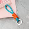 Color-Block Knotted Detachable Phone & Keychain Lanyard