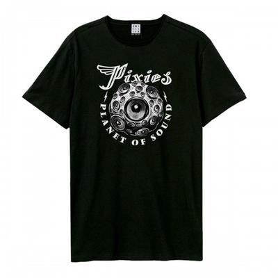 Amplified Unisex Volwassen Planeet Van Geluid Pixies T-shirt