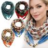 Luxury Women's Neck Scarf Chiffon Headscarf Fashion Square Scarf Spring