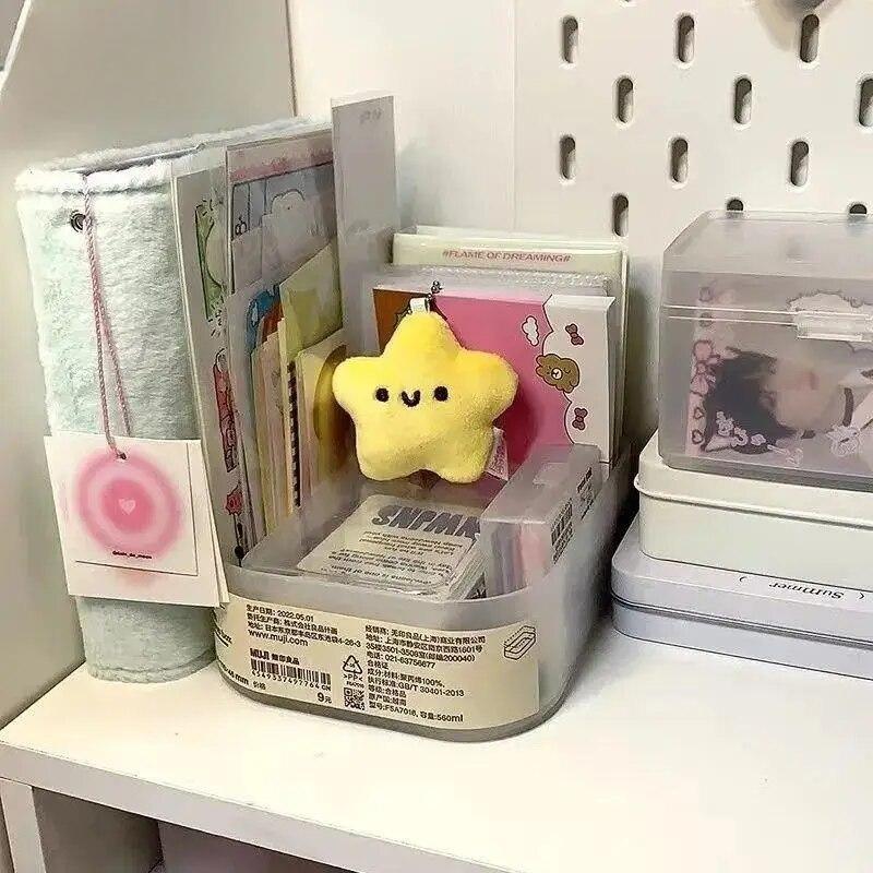 1PC Cute Stars Plush Toy Doll Squeak Keychain Fluffy Soft Stuffed Toy Backpack Bag Pendant Charms Adorkable Gift For Kids Girlfriend