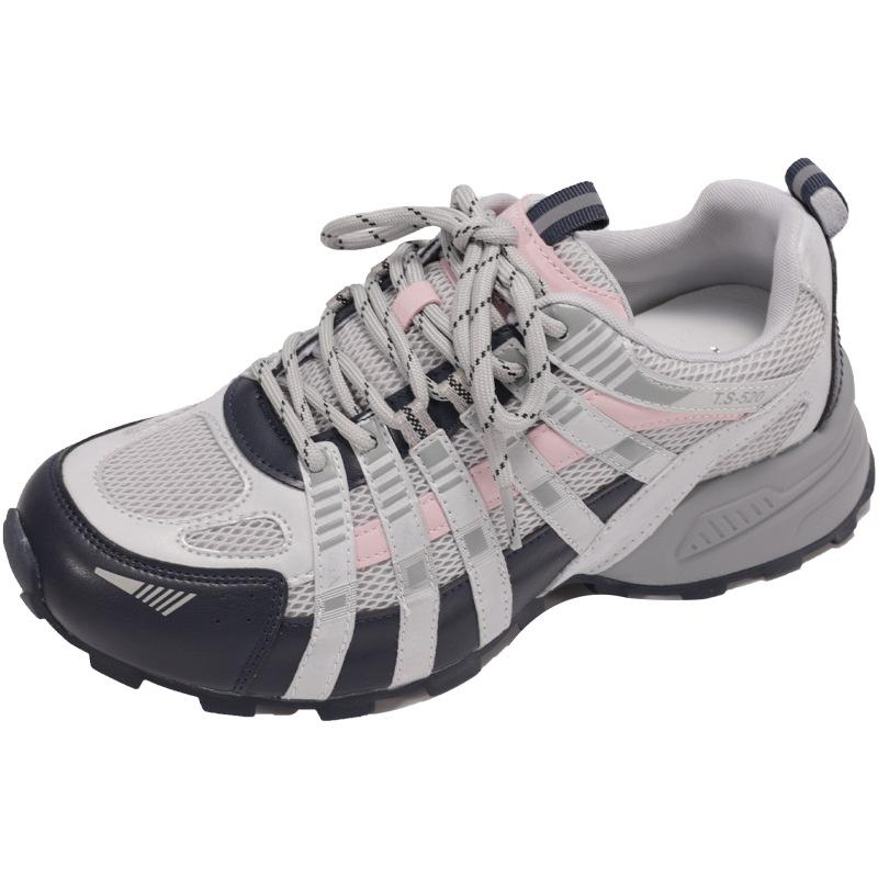 

Осенние новые женские туфли на платформе, увеличивающие рост, кроссовки «папины», женские маленькие универсальные повседневные спортивные туфли, женские трендовые туфли 40 чёрный