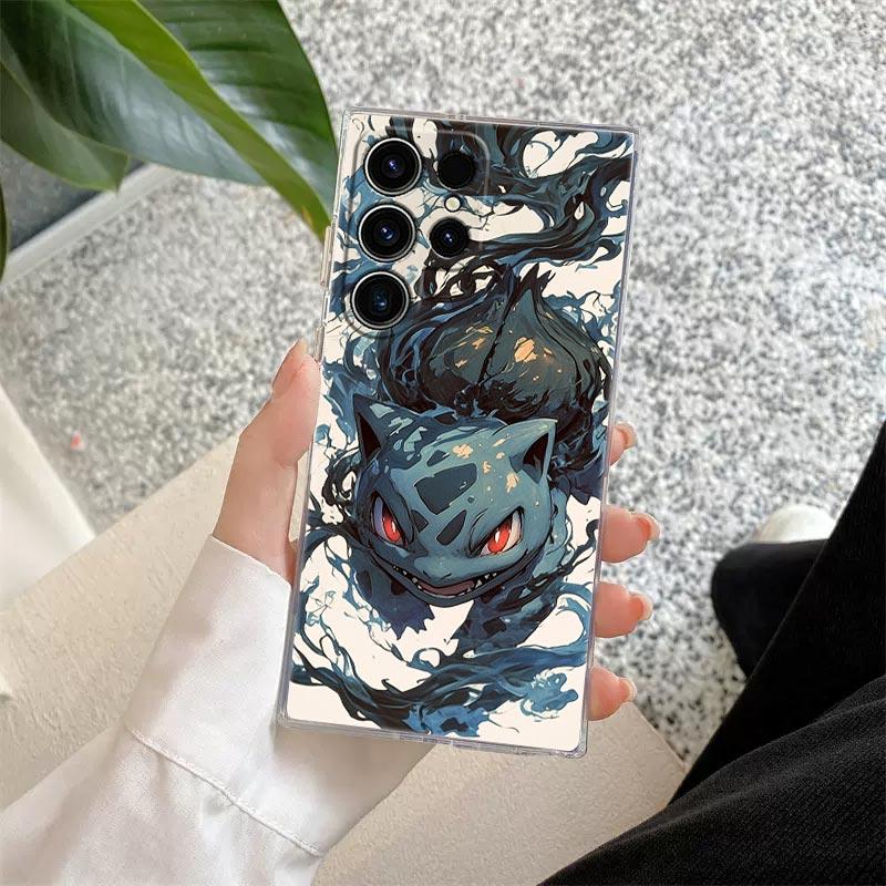 Pokemons Umbreons Gengars S25FE Clear Case For Samsung Galaxy S25 S24 S23 Ultra S20 S21 FE S22 Plus A56 A36 A17 A07 Phone Cover