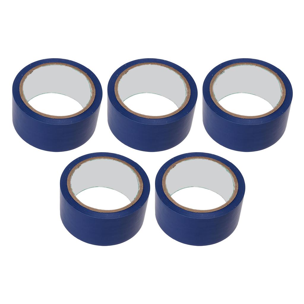 5 st Golvmarkeringsband 5 cm Bredd Golvtejp för Markering Linje Tävlingsfält Gymnastiksal