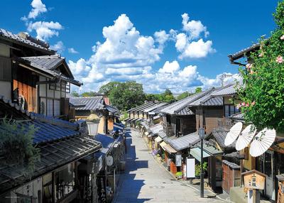 Yanoman Puzzles Japanische Sommerwolken und Ninenzaka Hügel Enthält eine Stückanfrage als Service und eine Anleitung für das Puzzle (Yanomami) [Gemacht