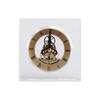 Nordic Crystal Table Clock Silent Modern Creative Luxury Gear Desk Clock Mechanical Metal Gold Desktop Living Room Home Decor