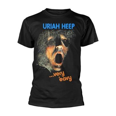 VTG Uriah Heep Zeer Zwaar Shirt Zwart Korte Mouw Unisex Heren S-2345XL E