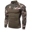 Maglietta da uomo a maniche lunghe traspirante ad asciugatura rapida Multicam per esterni Abbigliamento Magliette da fitness