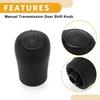 6 Speed Gear Shifter Knob for Mercedes-Benz Vito 2003- Plastic Faux Leather