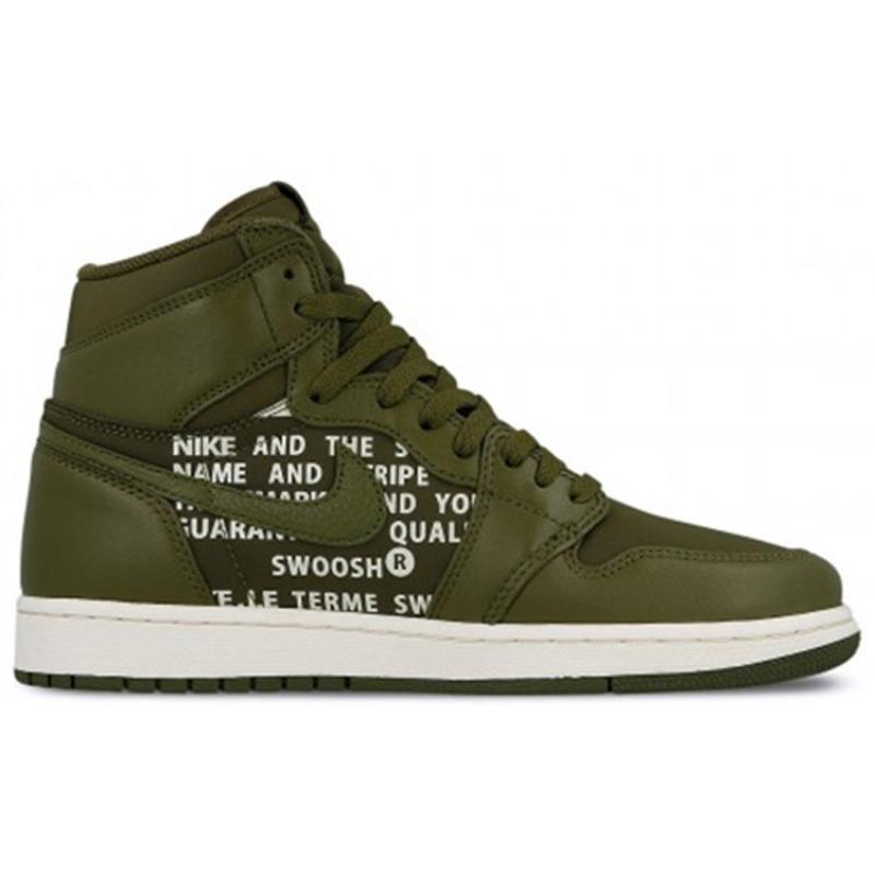 Jordan 1 Retro High Olive Canvas Jordan 555088-300