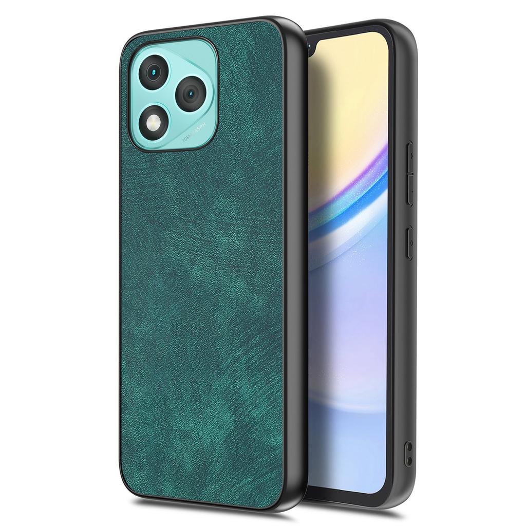 For Honor 400 Lite Case Shockproof Slim Retro Leather Phone Back Cover