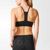 Adidas Comfort Soft Contrast Casual Sports Bra Women Underwear Black AJ6574