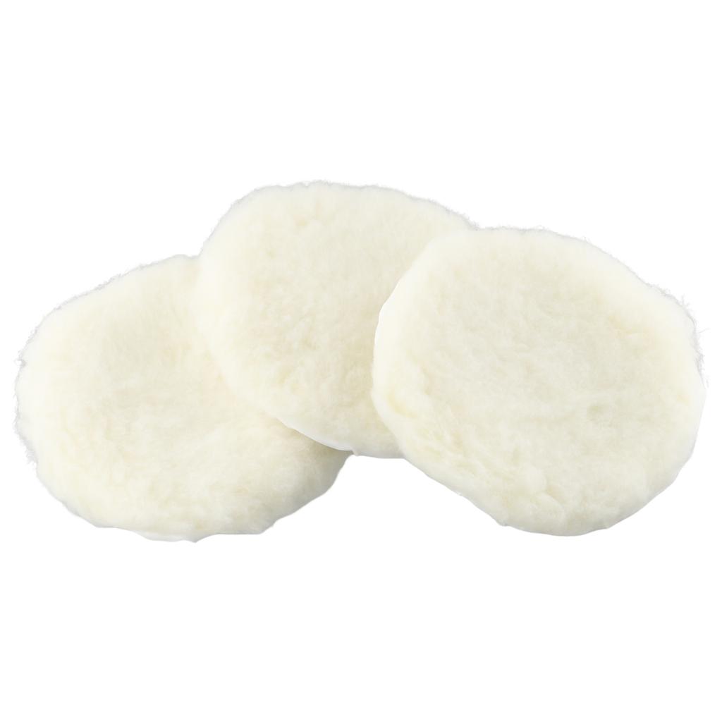 High Quality Useful Brand New Pad Wheel Wool 7inch Part 7inch Pad Replacement Tools 6Pcs Parts Polisher Bonnet