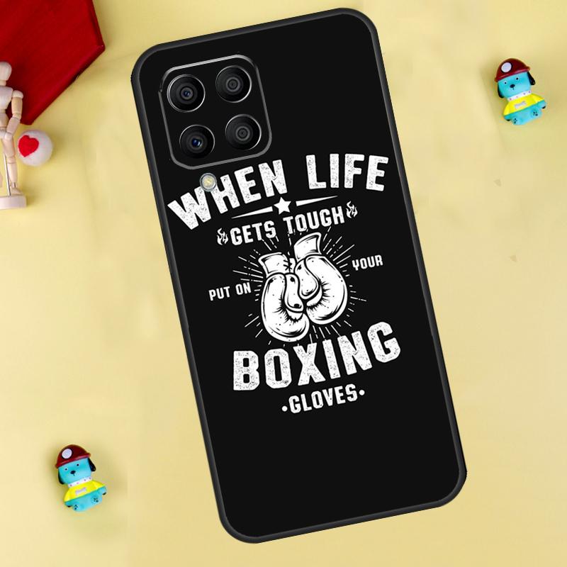 Boxing Gloves Case For Samsung Galaxy M31 M21 M35 M12 M13 M14 M15 M06 M16 M36 M56 M53 M32 M52 M55 M34 M54