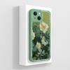 Smartphone Case For iPhone 13 14 15 16e Pro Max Mini Plus Lazy Kitten Pretty Flowers Pattern Liquid Silicone Shockproof Advanced Shell For iPhone Capa