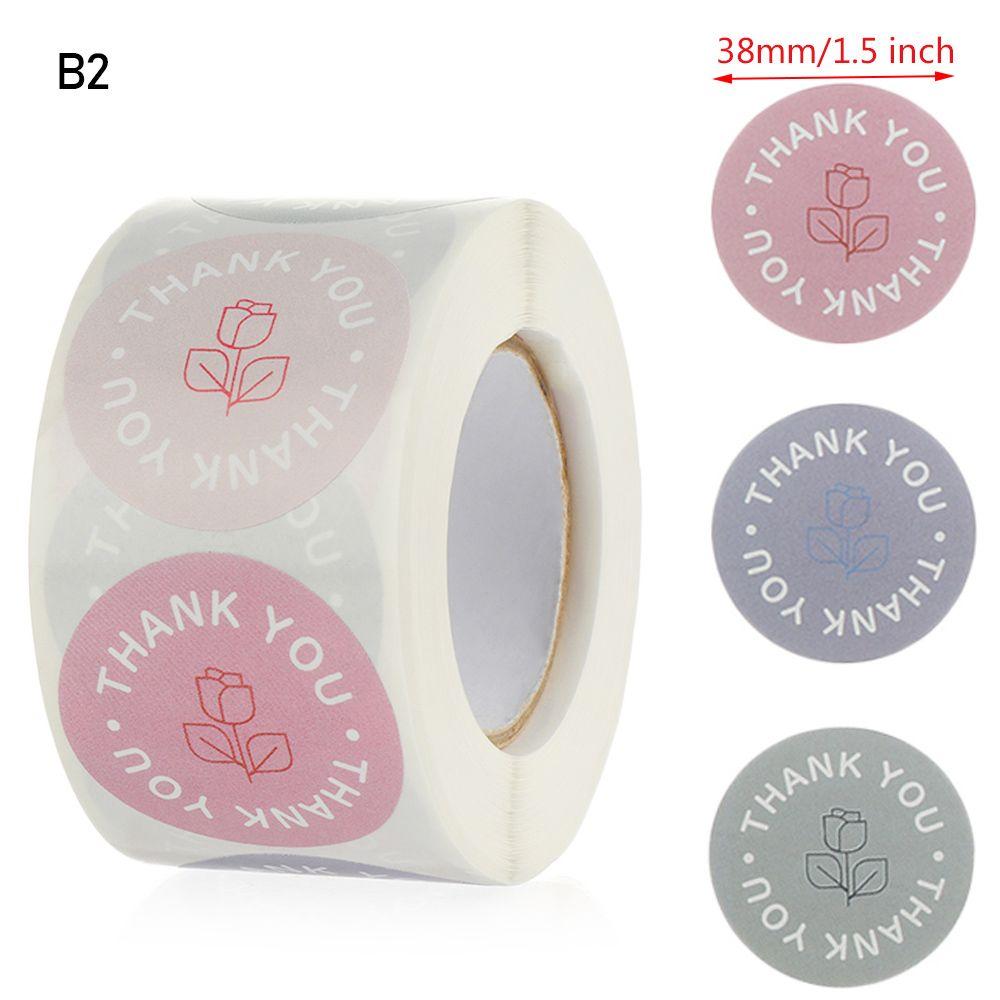 Craft Wedding Decor Party Cookie Bags Thank You Package Label Gift Paper Stickers Sealing Tag