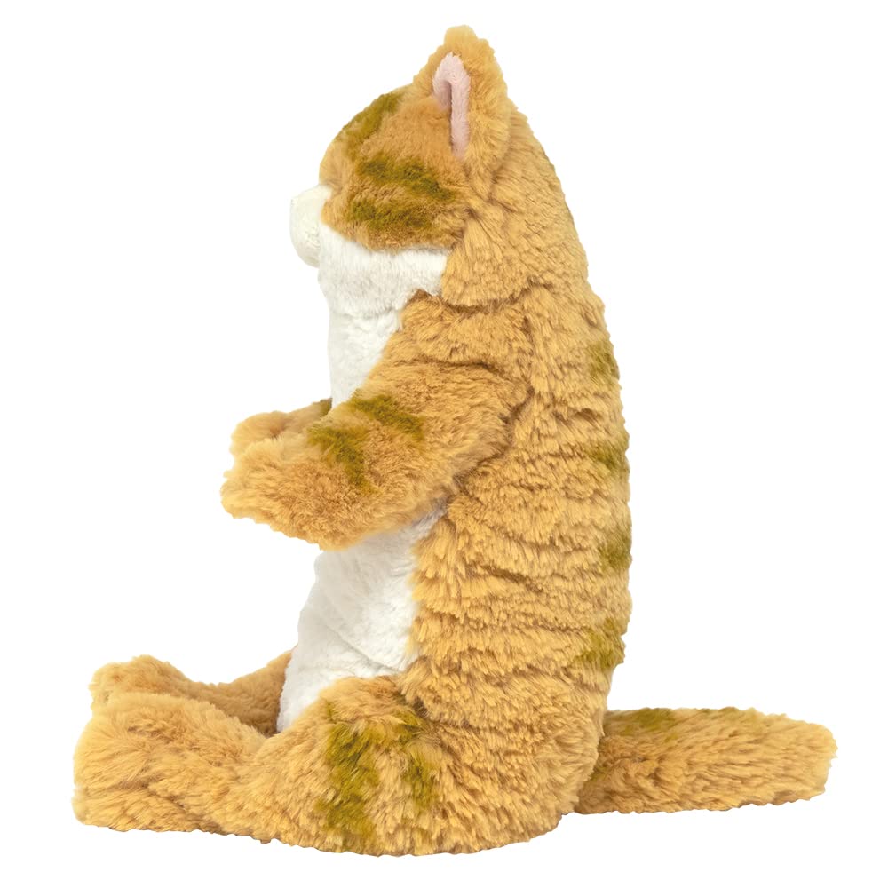 SunLemon Sleeping Lap Cat, Chashiro, 21 x 14 x 47cm, Plush Animal, Cute Cat, P-8232