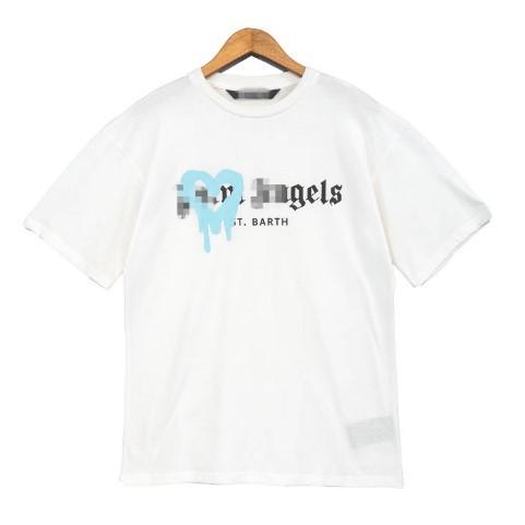 Wholesale Tide Brand Palm Angel 21SS Love Spray Paint Printing Short Sleeve T-Shirt Men's and Women's Loose Half Sleeve Shirt Tide T-Shirt