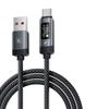 Aluminum Alloy 100W Fast Charging Data Cable Featuring Clear Power Indicator Wide Compatibility and Enhancing Cooling Technology