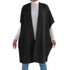 Kvinner Ensfarget Strikket Genser Vest Casual Løstsittende Cardigan Jakke Høst Vinter Strikkevest Kåpe