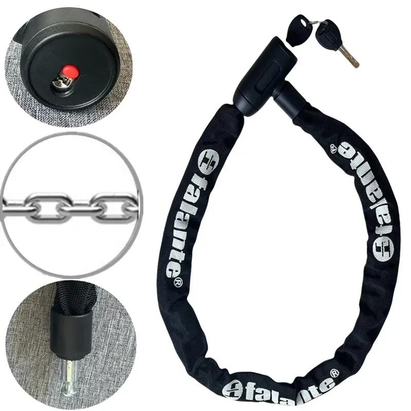 RIDERACE High-Security Bike Chain Lock - Durable Anti-Cut Lock for MTB, E-Bikes & Scooters