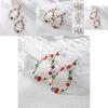 Elegant Teardrop Earrings Alloy Material Stylish And Trendy Geometric Design