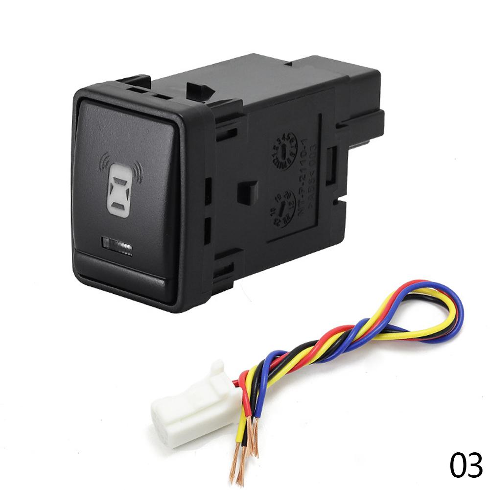 1PC fan Rearview mirror folding After Fog Light Driving recorder radar Front Fog Light Switch Button For Nissan X-TRAIL 14-20