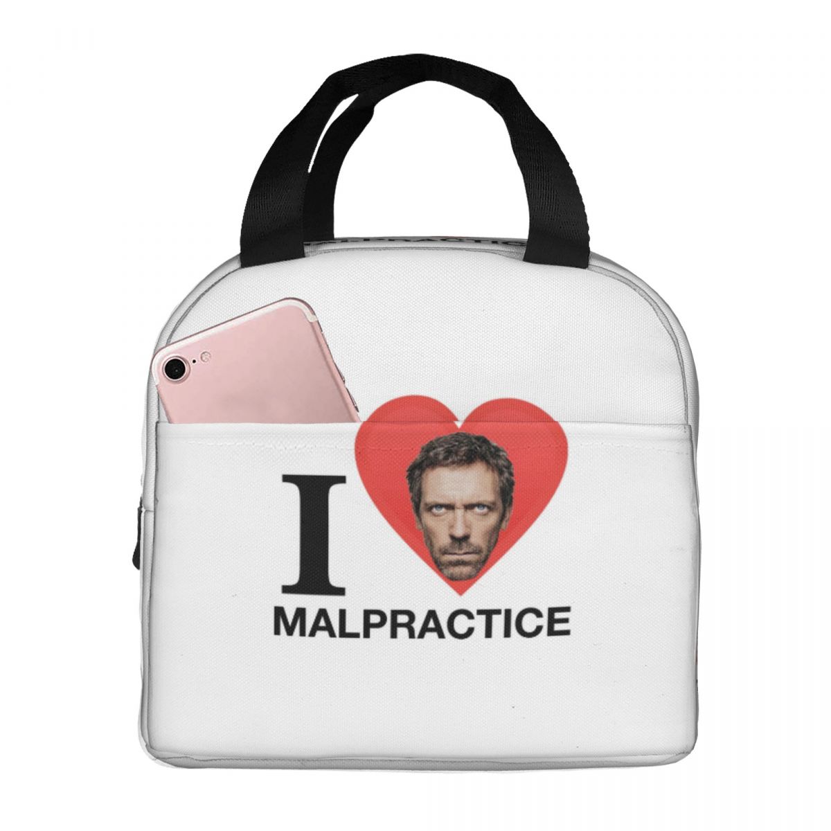 House MD Malpractice Enthusiast Merch Insulated Lunch Bag for Women Office Cooler Thermal Food Box Tote Portable One Size