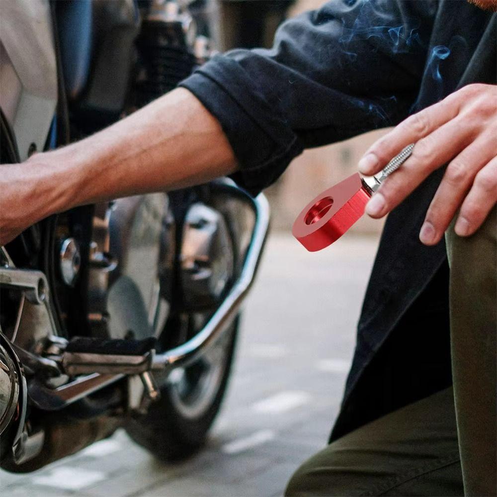 2 Stück 12mm Motorrad-Modifikationsteile Schwerlast-Kettenspanner Einstellschraube Pit ATV