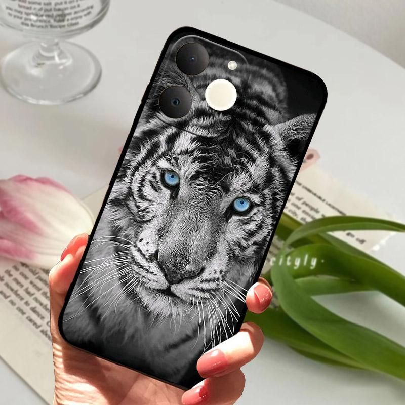 For Realme Note 70 Phone Case Note 70T Cover Cool Lion Wolf Soft Silicone Full Protection Shell Narzo 80 Lite C71 4G India Funda