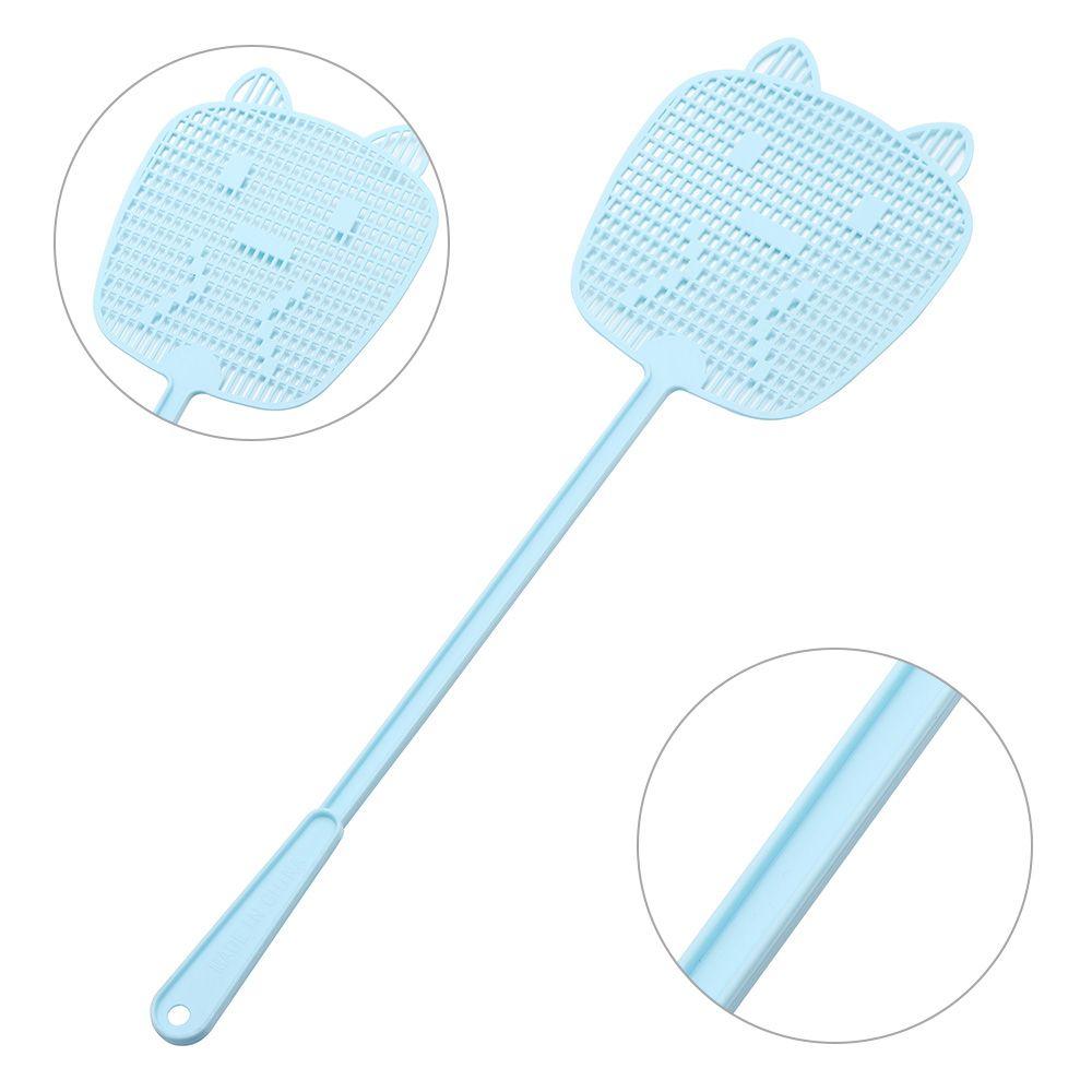 1PC Fly Swatter Insect Killer Mosquito Wasp Long Handle Pest Bat Tool Summer Plastic Insect Mosquito Killer Tool Random Color