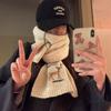 Christmas gift deer cashmere scarf women's winter new atmosphere warm thickened cold and windproof scarf
