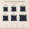 Geometric Landscape Art Cushion Cover Case Antidustmite Pillowcase Invisible Zipper Silky Short Plush Sofa Cushion Cover